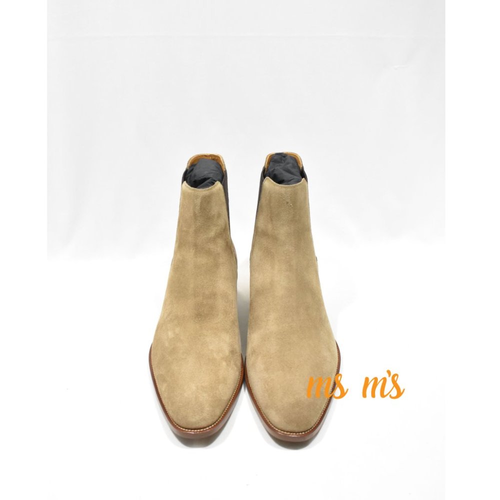 NIB Yves SAINT LAURENT YSL Brown suede Wyatt Boots - Picture 3 of 8